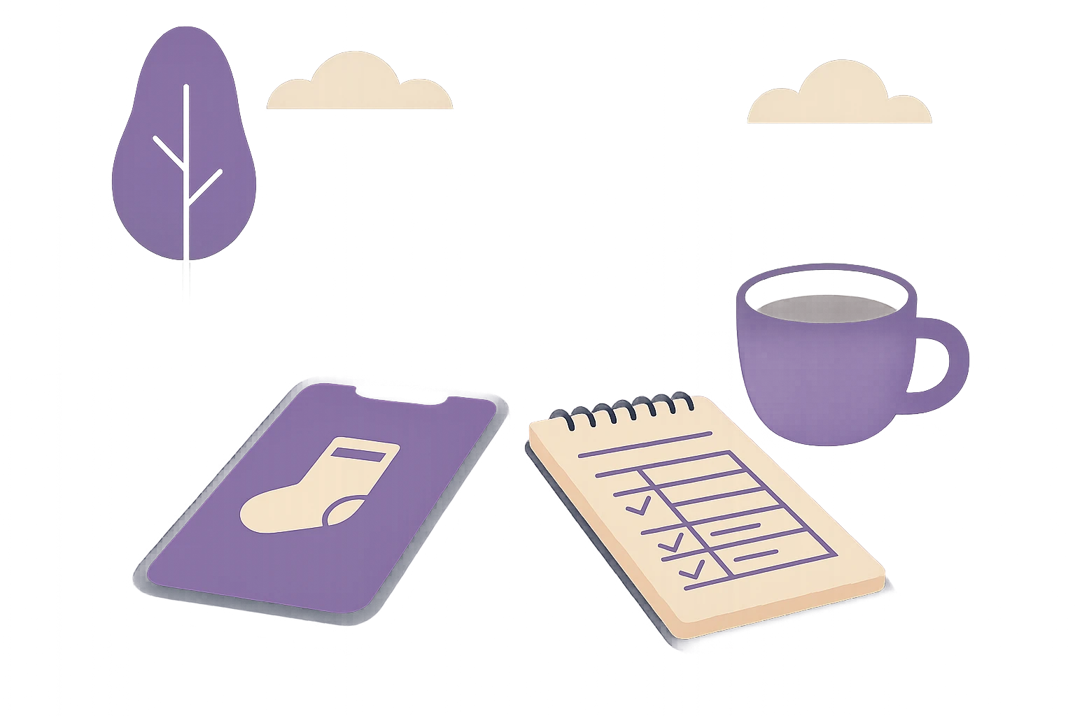 A close-up of a smartphone lying on a vibrant picnic blanket, displaying the Soxy.pro logo with nature in the background, accompanied by a notepad scribbled with a social media posting schedule and a cup of coffee beside it.