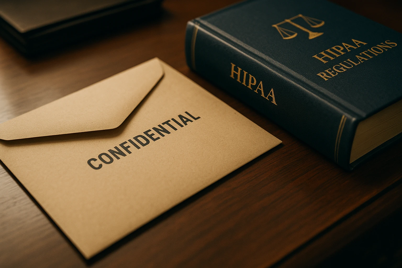 A close-up of a sealed envelope marked 